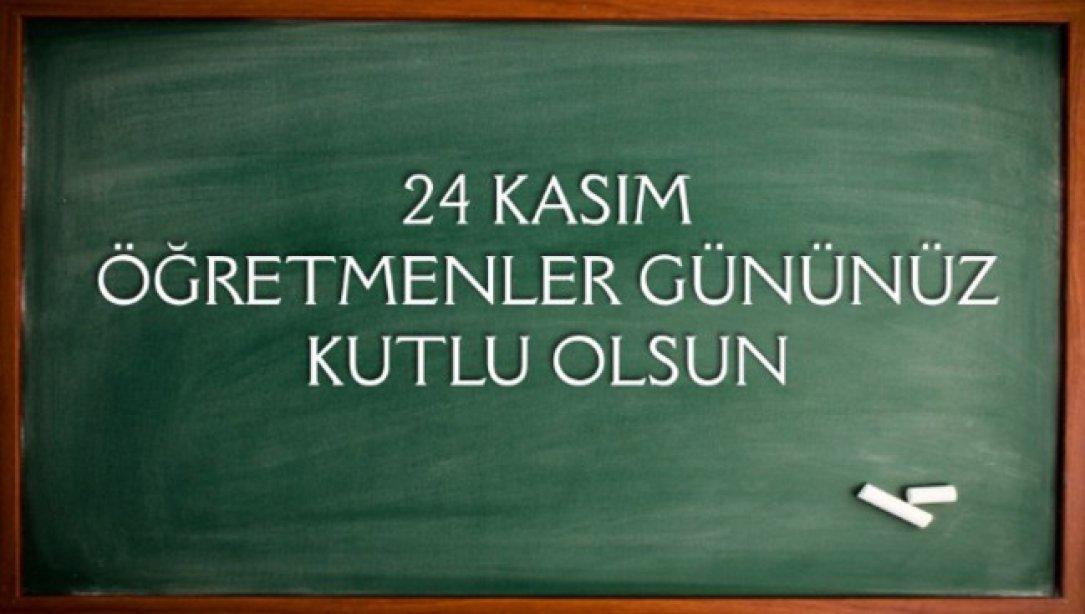 Milli Eğitim Müdürümüz Halil İbrahim REVİ nin 24 Kasım Öğretmenler Günü Kutlama Mesajı