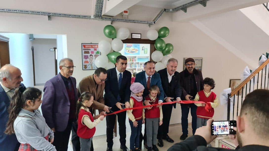 Ormanseven İlkokulu Kütüphane Açılışı